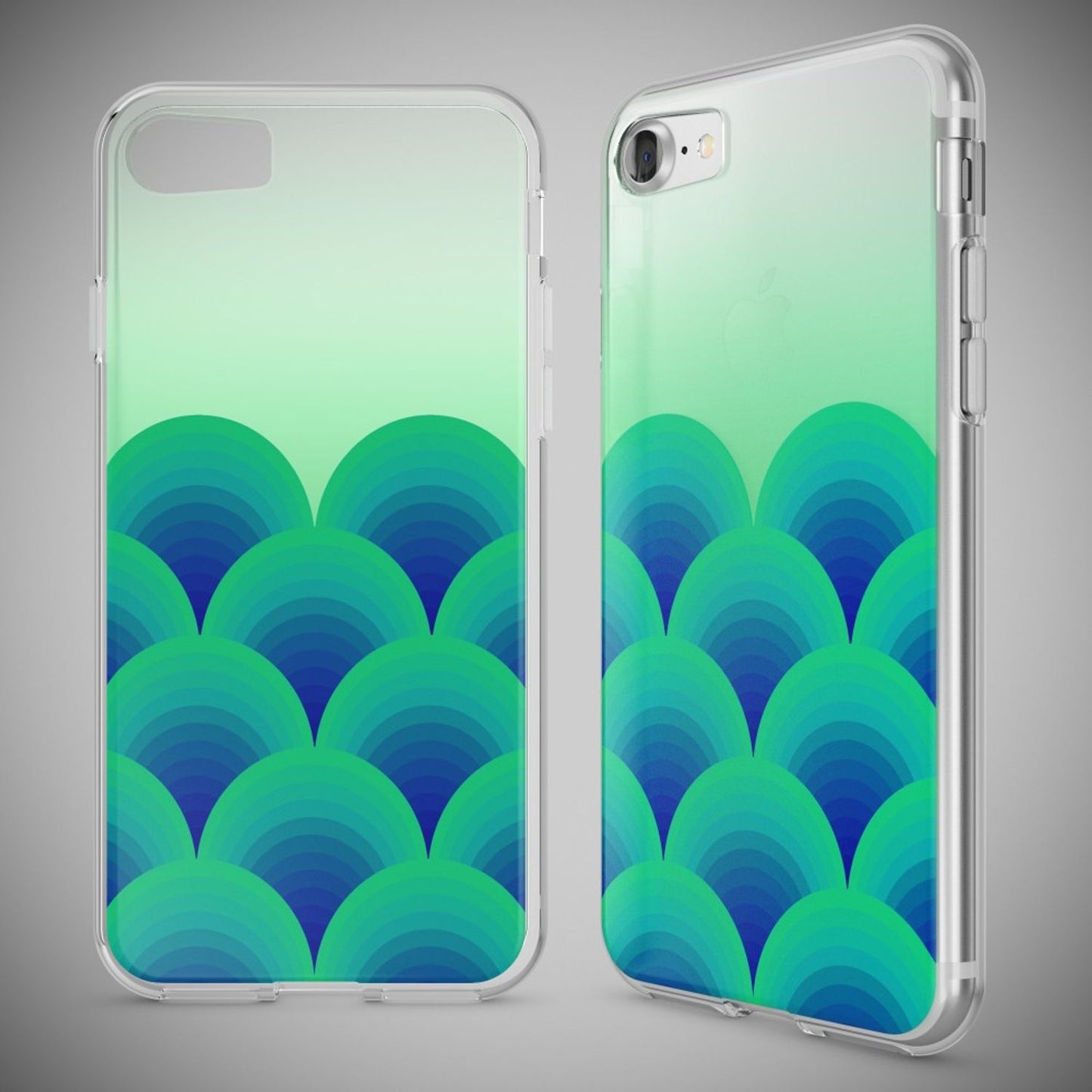 NALIA Handyhülle kompatibel mit iPhone 7, Slim Silikon Motiv Handy-Case Crystal Schutz-Hülle Dünn Durchsichtig, Etui Handy-Tasche Schale Back-Cover Transparent Bumper