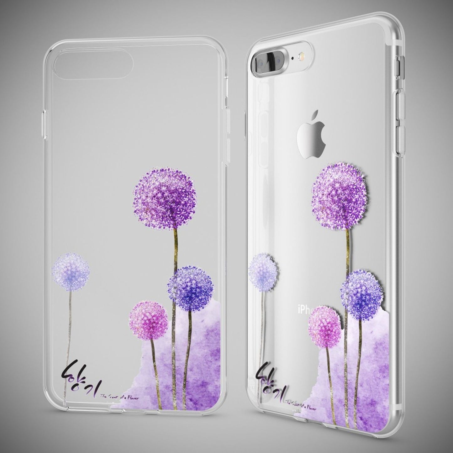 NALIA Handyhülle kompatibel mit iPhone 8 Plus / 7 Plus, Slim Silikon Motiv Handy-Case Crystal Schutz-Hülle Dünn Durchsichtig, Etui Back-Cover Schale Transparent Bumper