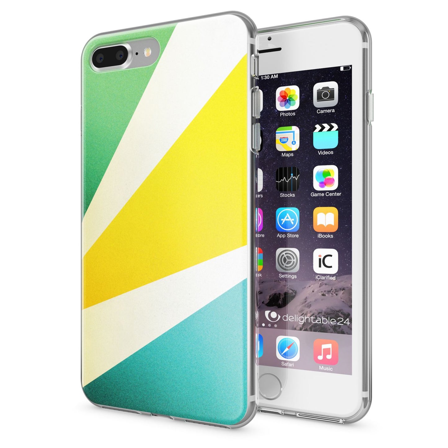 NALIA Handyhülle kompatibel mit iPhone 8 Plus / 7 Plus, Slim Silikon Motiv Handy-Case Crystal Schutz-Hülle Dünn Durchsichtig, Etui Back-Cover Schale Transparent Bumper