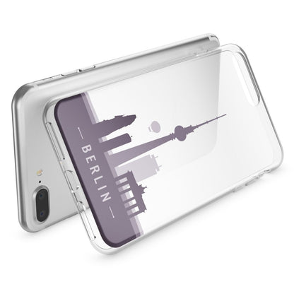 NALIA Handyhülle kompatibel mit iPhone 8 Plus / 7 Plus, Slim Silikon Motiv Handy-Case Crystal Schutz-Hülle Dünn Durchsichtig, Etui Back-Cover Schale Transparent Bumper