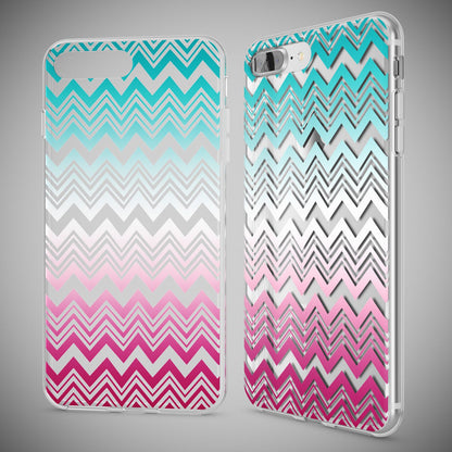 NALIA Handyhülle kompatibel mit iPhone 8 Plus / 7 Plus, Slim Silikon Motiv Handy-Case Crystal Schutz-Hülle Dünn Durchsichtig, Etui Back-Cover Schale Transparent Bumper