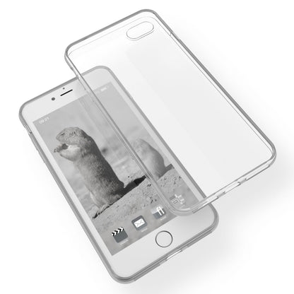 NALIA Handyhülle kompatibel mit iPhone SE 2022 / SE 2020 / 8 / 7 Hülle, Durchsichtige Silikon Schutzhülle Phone Cover Handy-Tasche Weich, Ultra-Slim Soft Bumper Case Backcover Dünn - Transparent