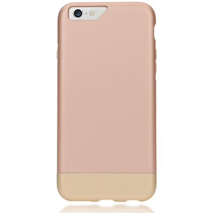 NALIA Handyhülle kompatibel mit iPhone 6 6S, Schutz-Hülle Case Stoßfest, Slider Hardcase Handy-Tasche Dünn, zwei-teiliges Slim Back-Cover Telefon-Schale Thin Smart-Phone Etui Matt Bumper - Rose Gold