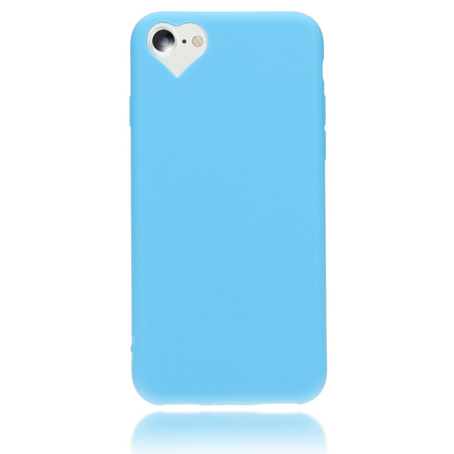 NALIA Herz Handyhülle kompatibel mit iPhone SE 2022 / SE 2020 / 8 / 7 Hülle, Dünne Silikon Schutzhülle Soft Phone Case Cover, Ultra-Slim Backcover Gummi Bumper Handy-Tasche Schale