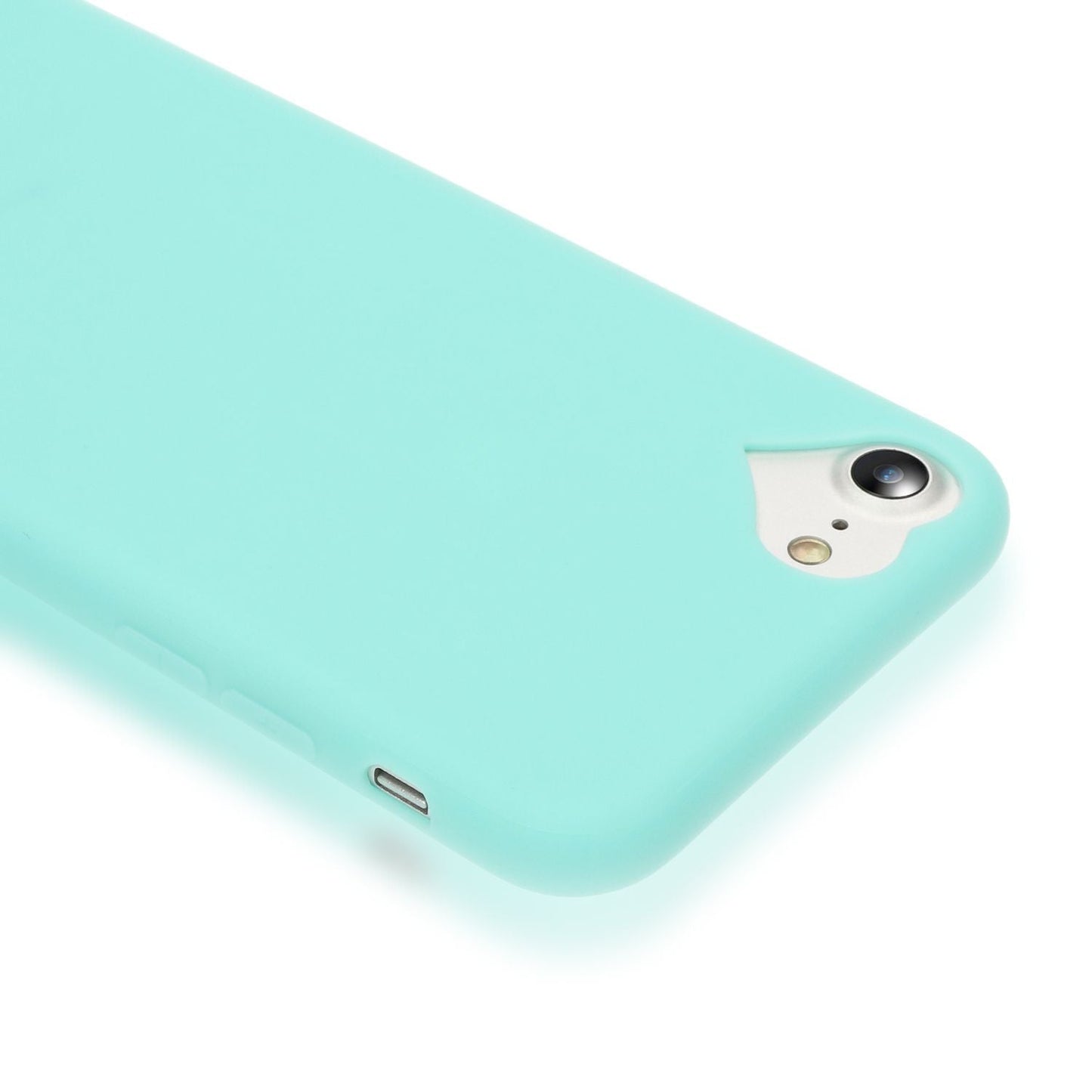 NALIA Herz Handyhülle kompatibel mit iPhone SE 2022 / SE 2020 / 8 / 7 Hülle, Dünne Silikon Schutzhülle Soft Phone Case Cover, Ultra-Slim Backcover Gummi Bumper Handy-Tasche Schale