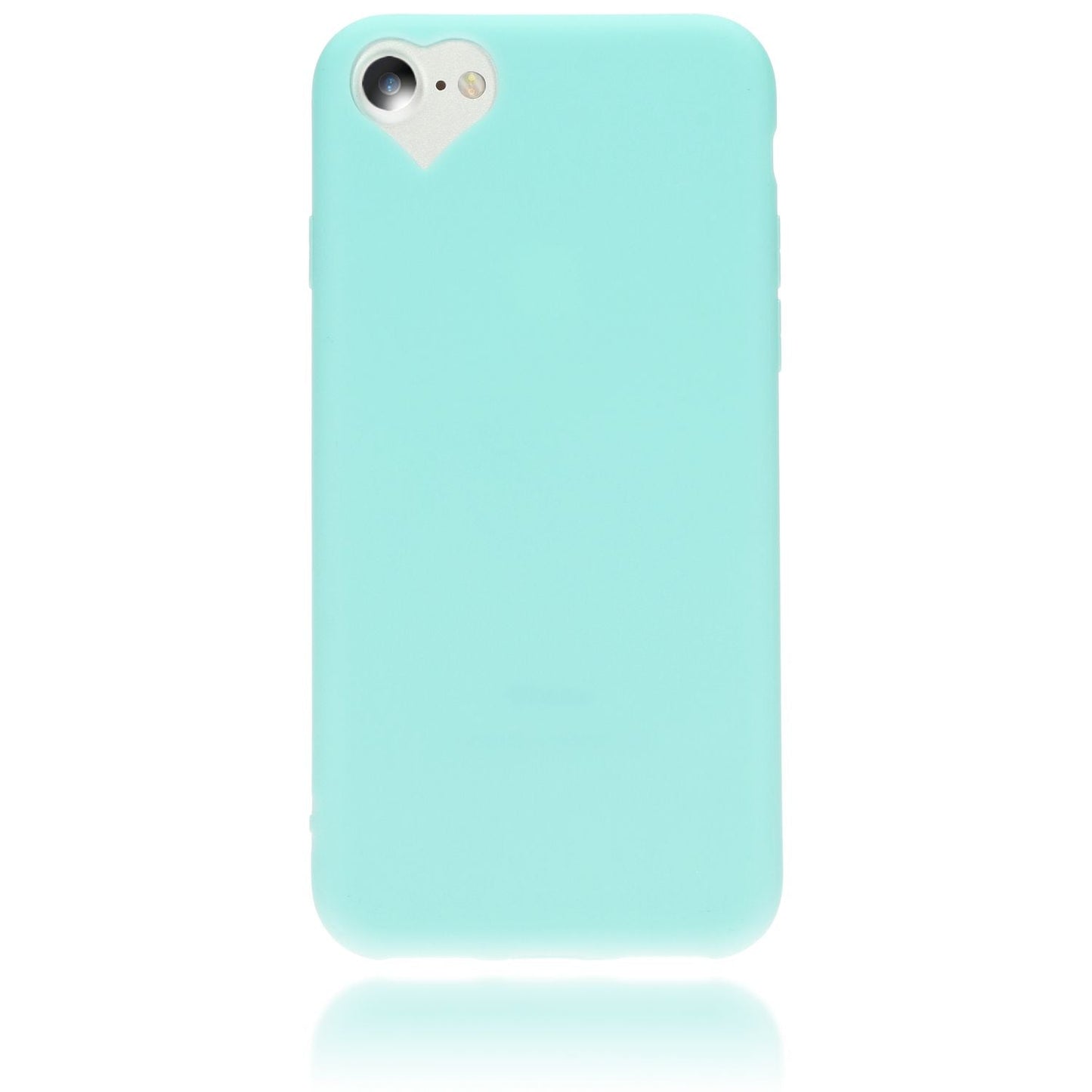 NALIA Herz Handyhülle kompatibel mit iPhone SE 2022 / SE 2020 / 8 / 7 Hülle, Dünne Silikon Schutzhülle Soft Phone Case Cover, Ultra-Slim Backcover Gummi Bumper Handy-Tasche Schale