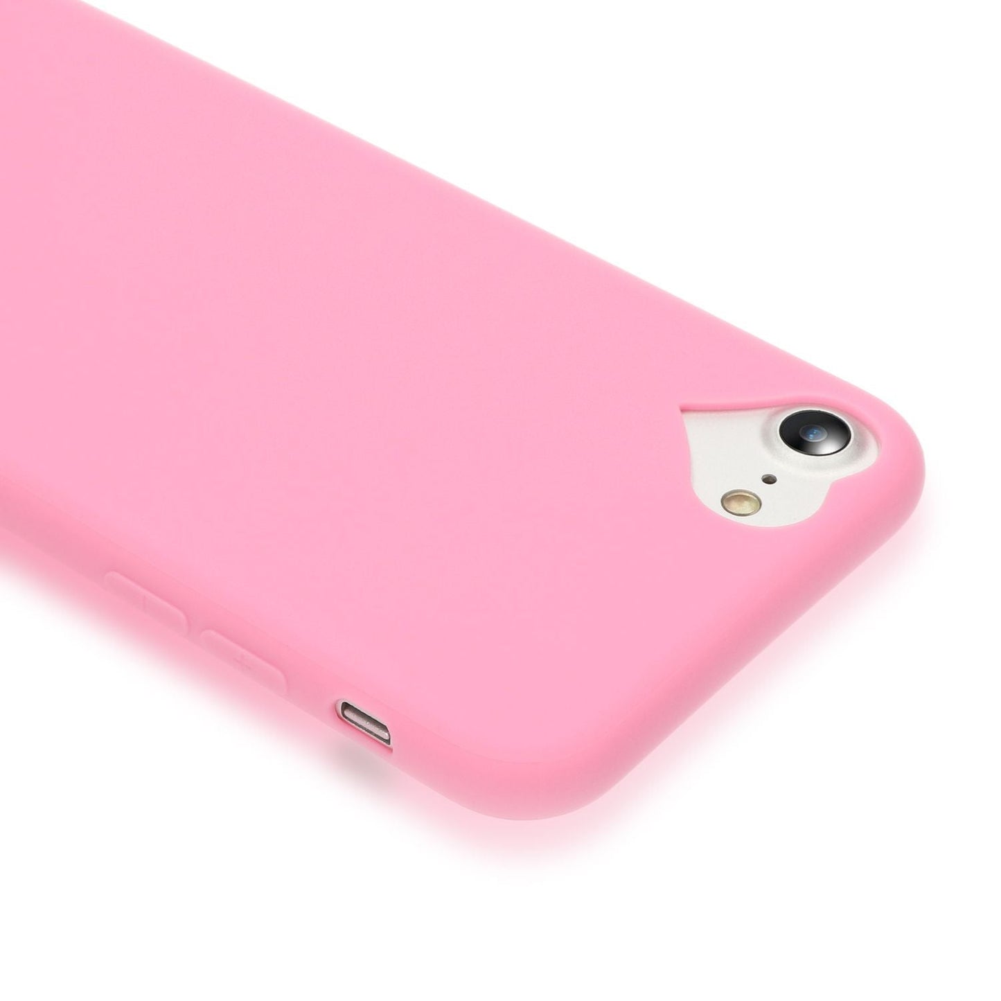 NALIA Herz Handyhülle kompatibel mit iPhone SE 2022 / SE 2020 / 8 / 7 Hülle, Dünne Silikon Schutzhülle Soft Phone Case Cover, Ultra-Slim Backcover Gummi Bumper Handy-Tasche Schale