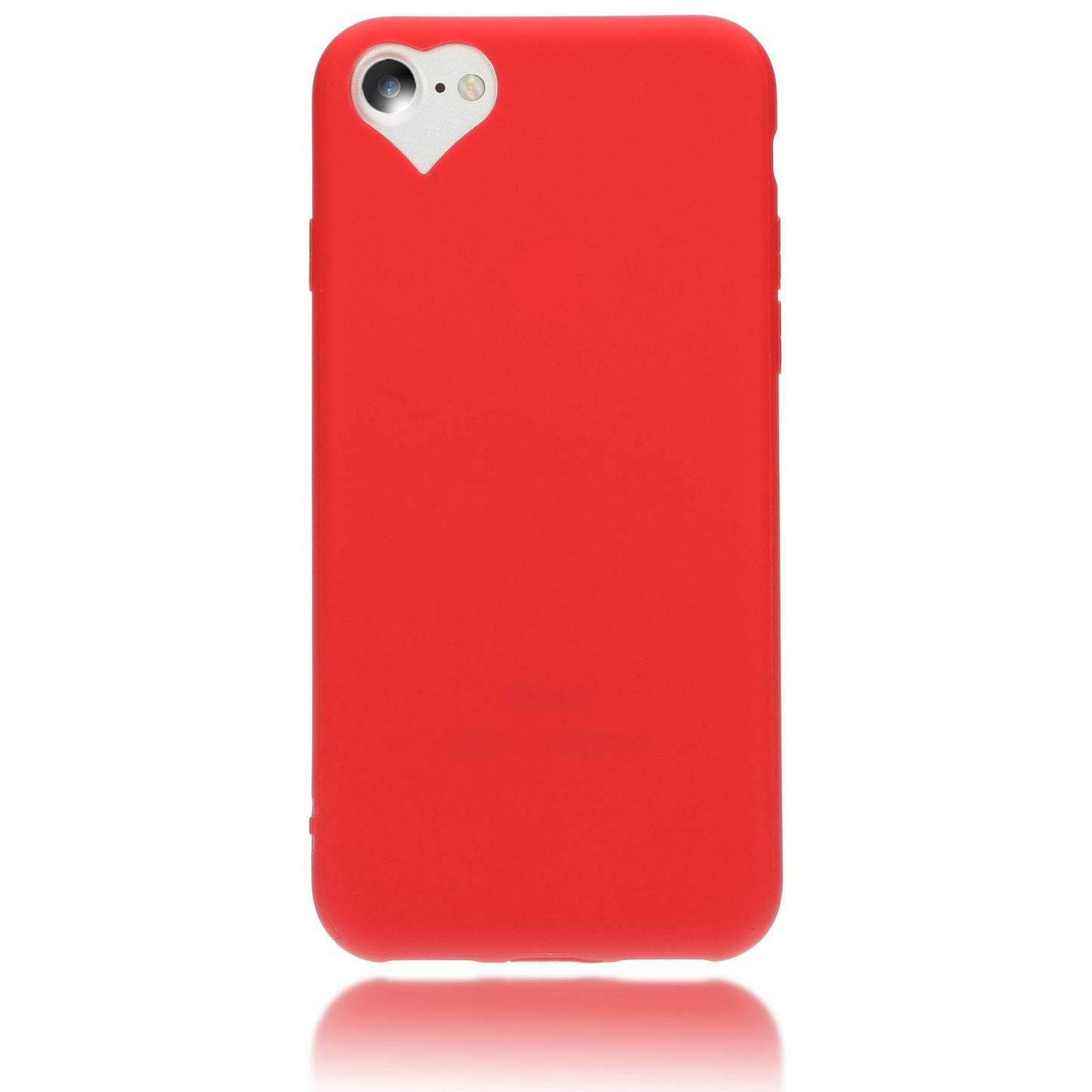 NALIA Herz Handyhülle kompatibel mit iPhone SE 2022 / SE 2020 / 8 / 7 Hülle, Dünne Silikon Schutzhülle Soft Phone Case Cover, Ultra-Slim Backcover Gummi Bumper Handy-Tasche Schale
