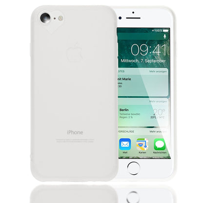 NALIA Herz Handyhülle kompatibel mit iPhone SE 2022 / SE 2020 / 8 / 7 Hülle, Dünne Silikon Schutzhülle Soft Phone Case Cover, Ultra-Slim Backcover Gummi Bumper Handy-Tasche Schale