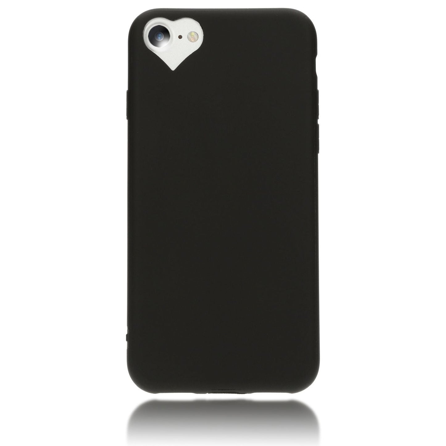 NALIA Herz Handyhülle kompatibel mit iPhone SE 2022 / SE 2020 / 8 / 7 Hülle, Dünne Silikon Schutzhülle Soft Phone Case Cover, Ultra-Slim Backcover Gummi Bumper Handy-Tasche Schale