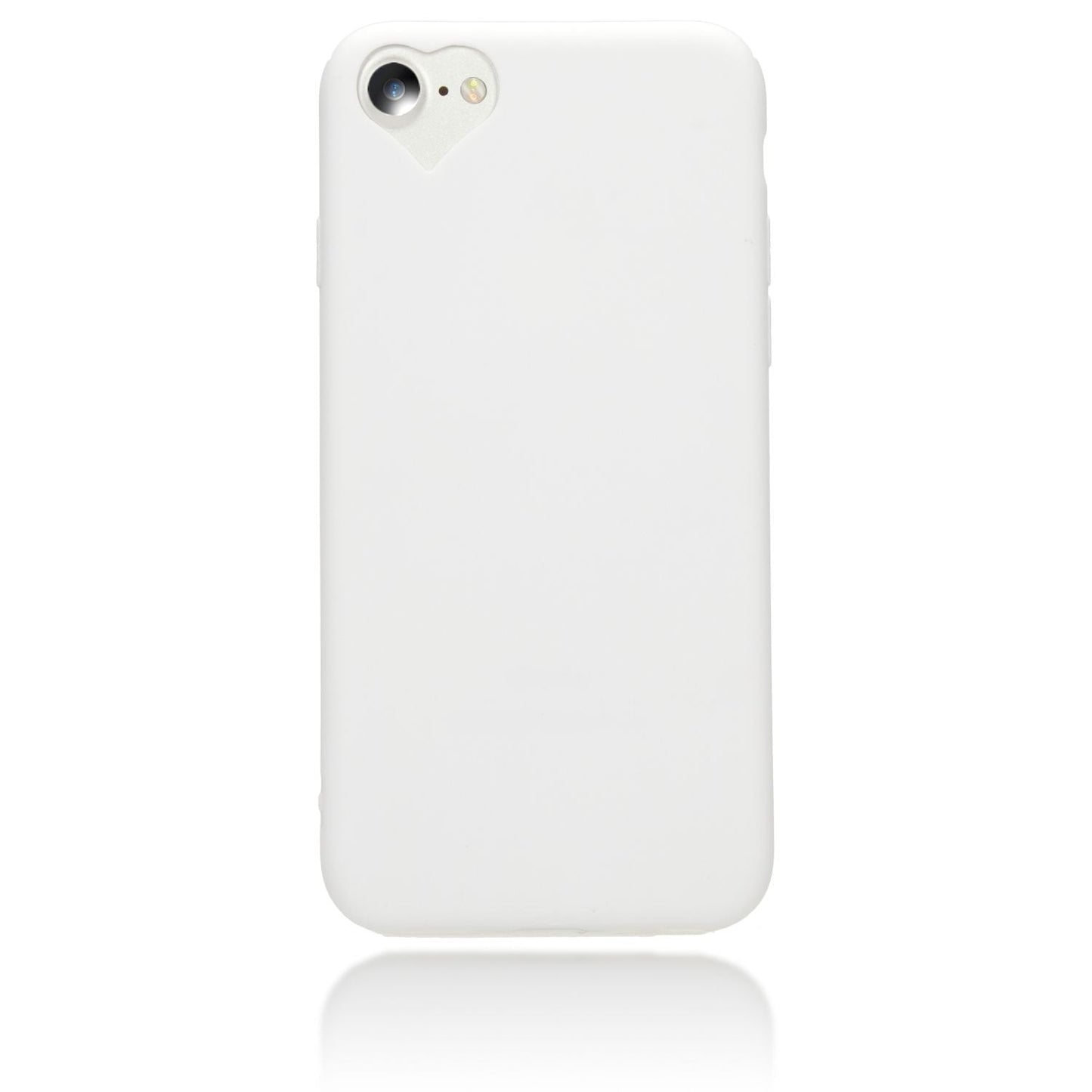 NALIA Herz Handyhülle kompatibel mit iPhone SE 2022 / SE 2020 / 8 / 7 Hülle, Dünne Silikon Schutzhülle Soft Phone Case Cover, Ultra-Slim Backcover Gummi Bumper Handy-Tasche Schale