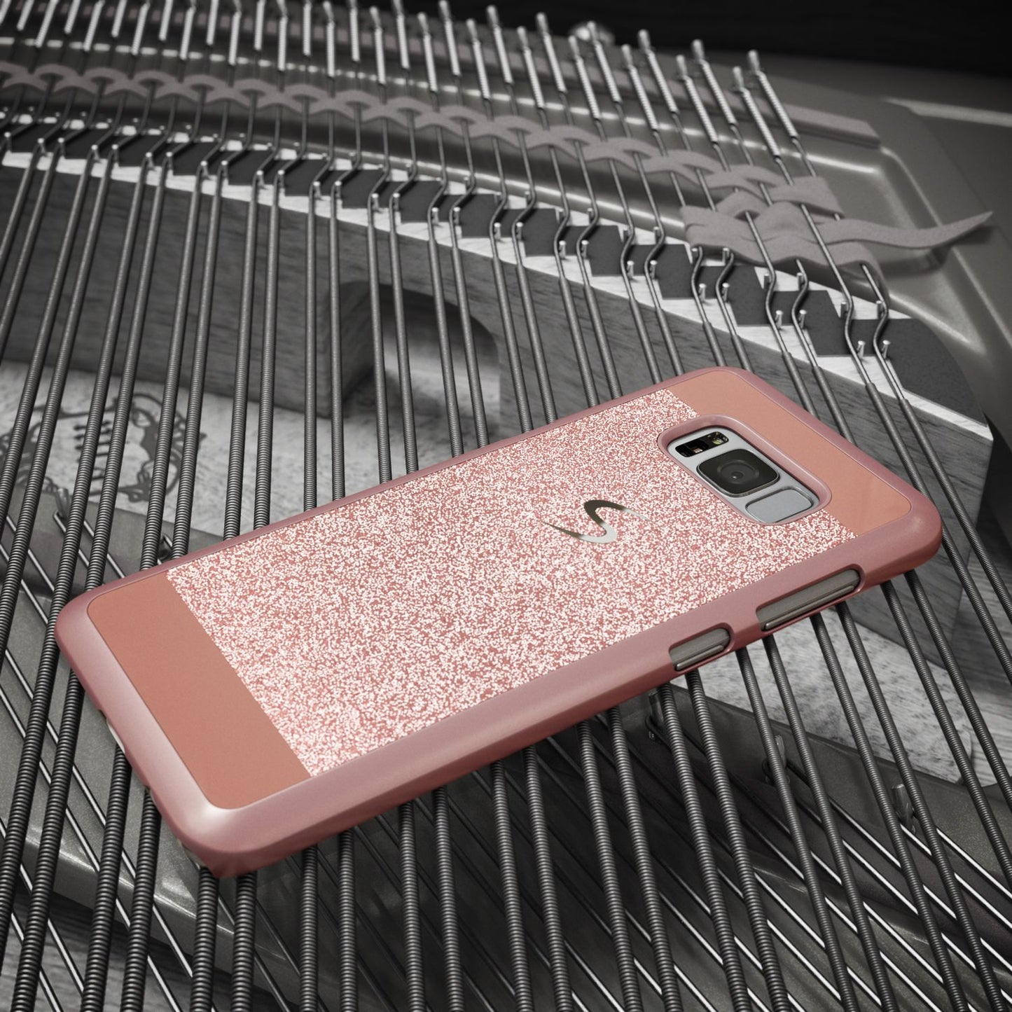 NALIA Handyhülle kompatibel mit Samsung Galaxy S8 Plus, Glitzer Slim Hard-Case Back-Cover Schutz-Hülle, Handy-Tasche im Glitter Sparkle Design, Dünnes Bling Etui Smart-Phone Skin
