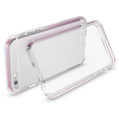 NALIA Handyhülle kompatibel mit iPhone 6 6S, Durchsichtiges Slim Silikon Case mit Transparenter Rückseite & Bumper, Crystal Schutz-Hülle Etui Dünn, Handy-Tasche Smart-Phone Back-Cover