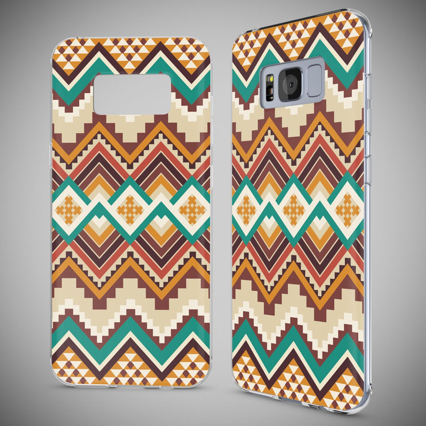 NALIA Handyhülle kompatibel mit Samsung Galaxy S8 Plus, Motiv Design Slim Silikon Case Cover, Crystal Schutzhülle Handy-Tasche Dünn, Muster Backcover Smart-Phone Hülle