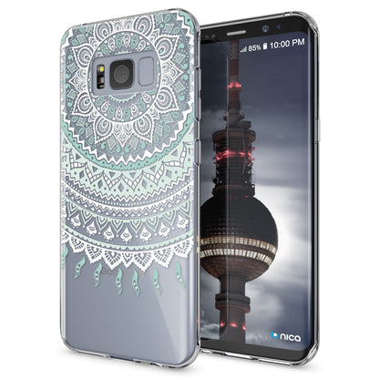 NALIA Handyhülle kompatibel mit Samsung Galaxy S8 Plus, Motiv Design Slim Silikon Case Cover, Crystal Schutzhülle Handy-Tasche Dünn, Muster Backcover Smart-Phone Hülle