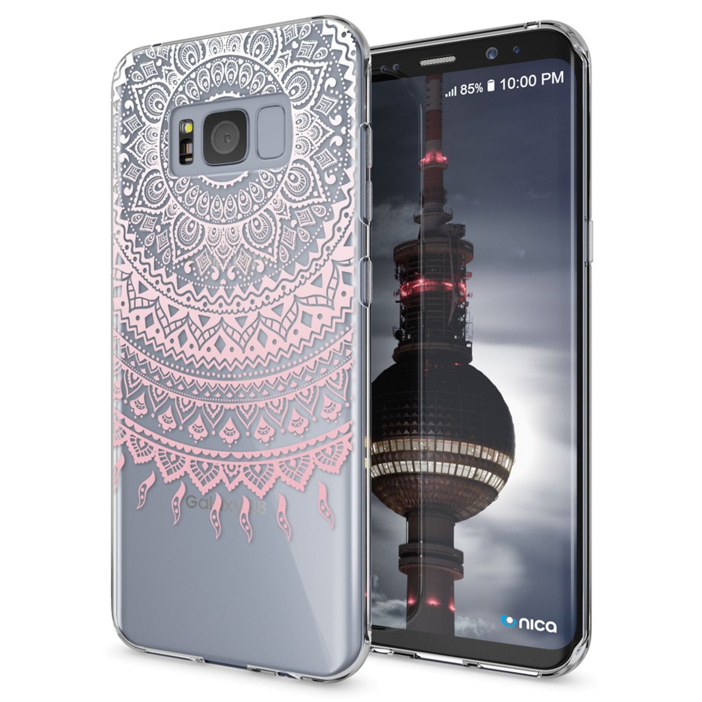NALIA Handyhülle kompatibel mit Samsung Galaxy S8 Plus, Motiv Design Slim Silikon Case Cover, Crystal Schutzhülle Handy-Tasche Dünn, Muster Backcover Smart-Phone Hülle
