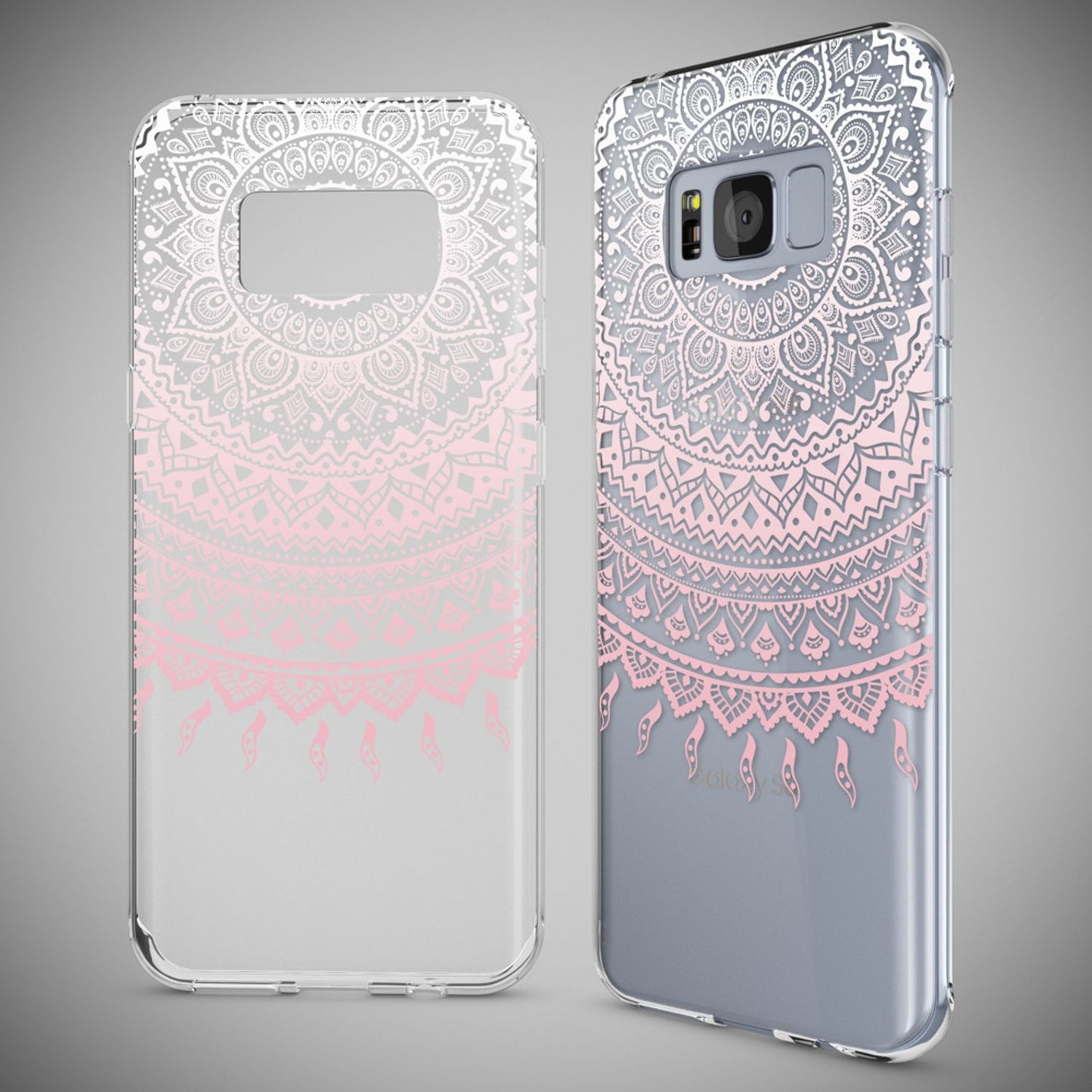 NALIA Handyhülle kompatibel mit Samsung Galaxy S8, Motiv Design Slim Silikon Case Cover, Crystal Schutzhülle Handy-Tasche Dünn, Muster Backcover Bumper Smart-Phone Hülle