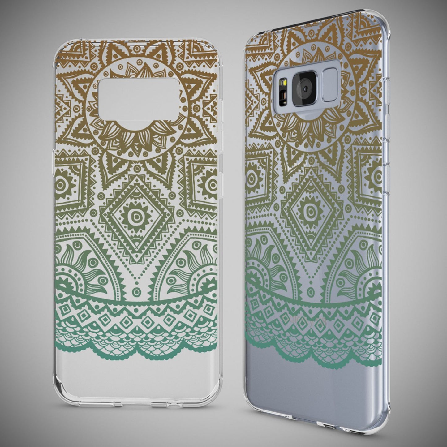 NALIA Handyhülle kompatibel mit Samsung Galaxy S8 Plus, Motiv Design Slim Silikon Case Cover, Crystal Schutzhülle Handy-Tasche Dünn, Muster Backcover Smart-Phone Hülle