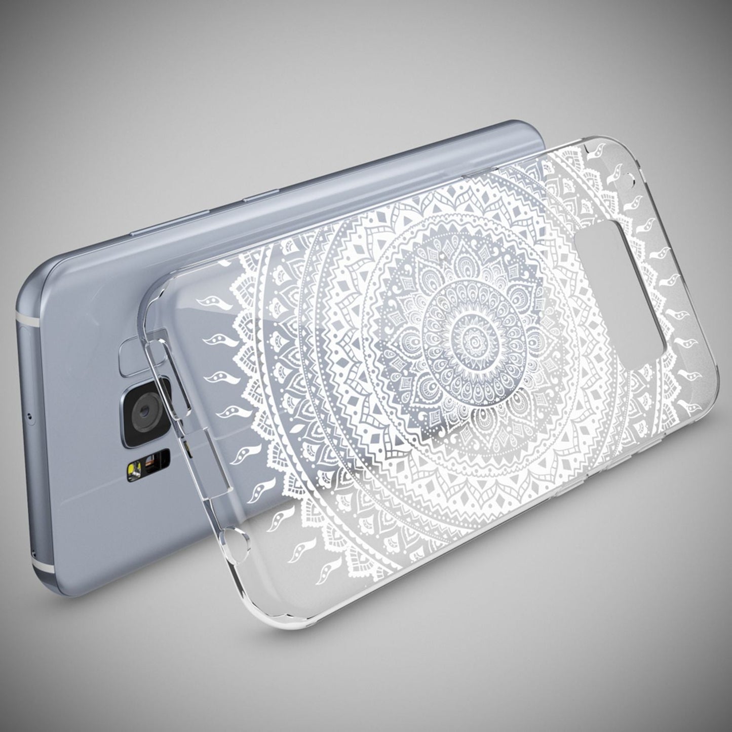 NALIA Handyhülle kompatibel mit Samsung Galaxy S8, Motiv Design Slim Silikon Case Cover, Crystal Schutzhülle Handy-Tasche Dünn, Muster Backcover Bumper Smart-Phone Hülle