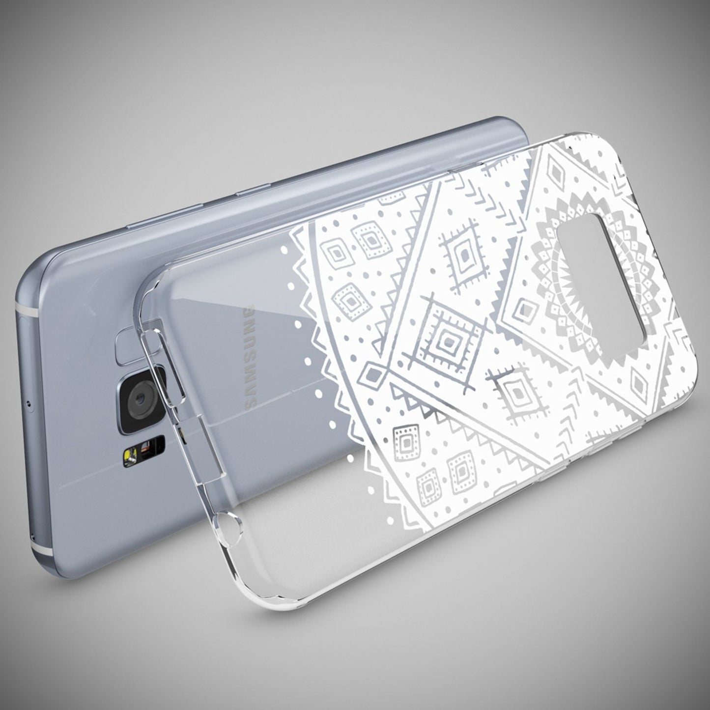 NALIA Handyhülle kompatibel mit Samsung Galaxy S8 Plus, Motiv Design Slim Silikon Case Cover, Crystal Schutzhülle Handy-Tasche Dünn, Muster Backcover Smart-Phone Hülle