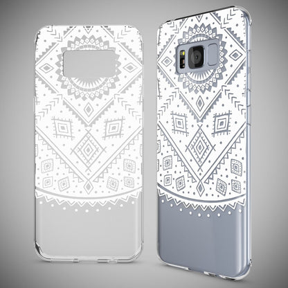 NALIA Handyhülle kompatibel mit Samsung Galaxy S8 Plus, Motiv Design Slim Silikon Case Cover, Crystal Schutzhülle Handy-Tasche Dünn, Muster Backcover Smart-Phone Hülle