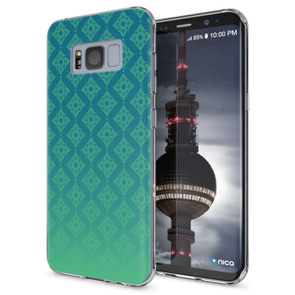NALIA Handyhülle kompatibel mit Samsung Galaxy S8 Plus, Motiv Design Slim Silikon Case Cover, Crystal Schutzhülle Handy-Tasche Dünn, Muster Backcover Smart-Phone Hülle