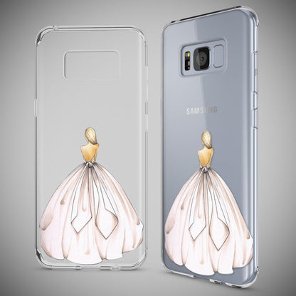 NALIA Handyhülle kompatibel mit Samsung Galaxy S8 Plus, Motiv Design Slim Silikon Case Cover, Crystal Schutzhülle Handy-Tasche Dünn, Muster Backcover Smart-Phone Hülle