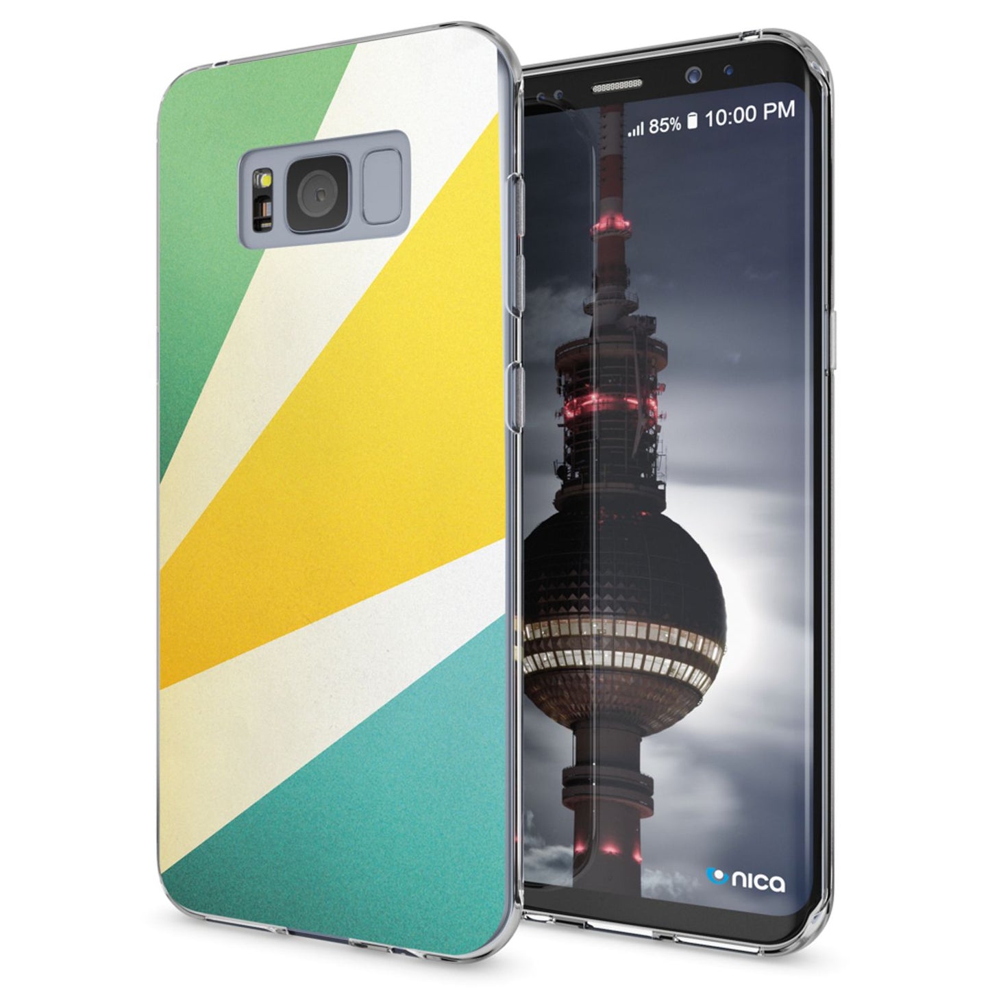 NALIA Handyhülle kompatibel mit Samsung Galaxy S8, Motiv Design Slim Silikon Case Cover, Crystal Schutzhülle Handy-Tasche Dünn, Muster Backcover Bumper Smart-Phone Hülle
