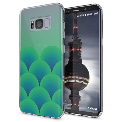 NALIA Handyhülle kompatibel mit Samsung Galaxy S8, Motiv Design Slim Silikon Case Cover, Crystal Schutzhülle Handy-Tasche Dünn, Muster Backcover Bumper Smart-Phone Hülle