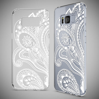 NALIA Handyhülle kompatibel mit Samsung Galaxy S8 Plus, Motiv Design Slim Silikon Case Cover, Crystal Schutzhülle Handy-Tasche Dünn, Muster Backcover Smart-Phone Hülle
