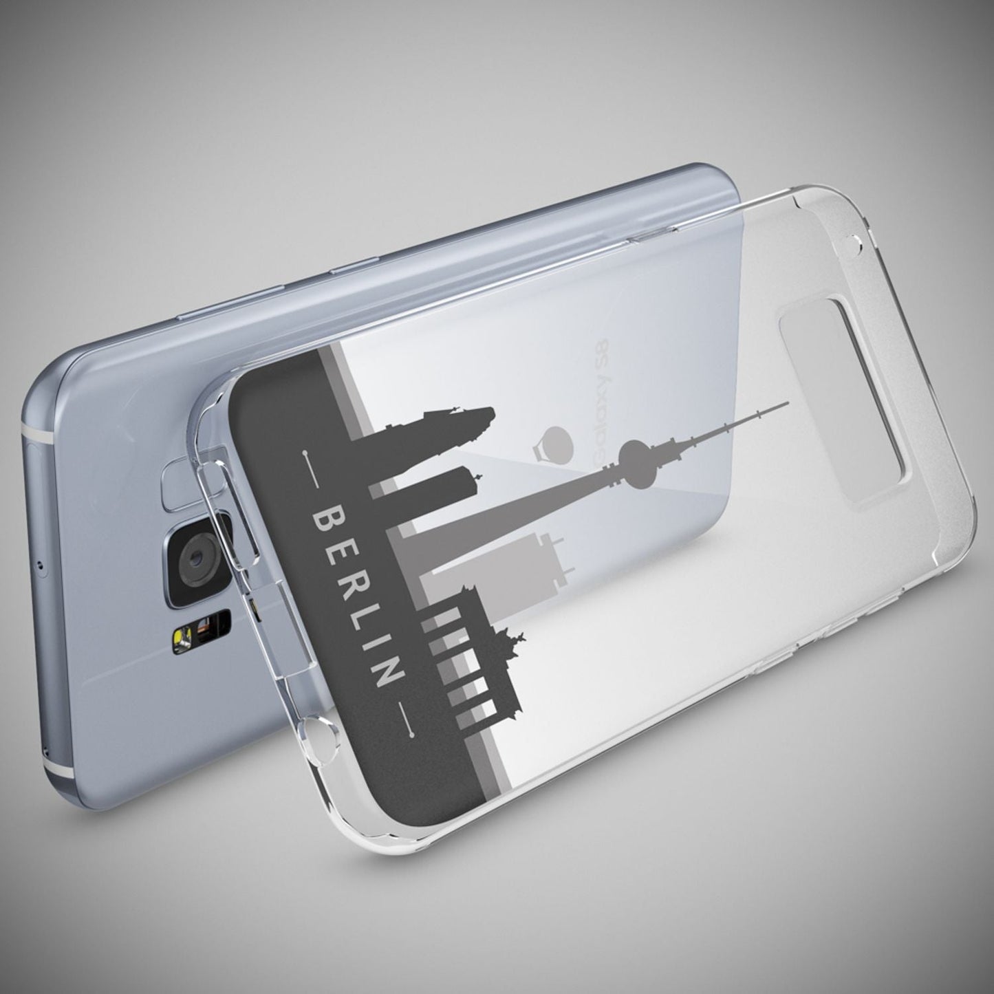 NALIA Handyhülle kompatibel mit Samsung Galaxy S8, Motiv Design Slim Silikon Case Cover, Crystal Schutzhülle Handy-Tasche Dünn, Muster Backcover Bumper Smart-Phone Hülle