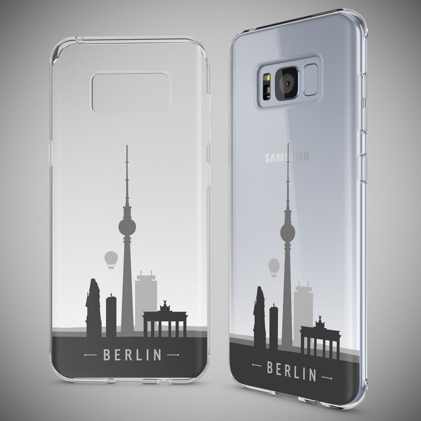 NALIA Handyhülle kompatibel mit Samsung Galaxy S8 Plus, Motiv Design Slim Silikon Case Cover, Crystal Schutzhülle Handy-Tasche Dünn, Muster Backcover Smart-Phone Hülle