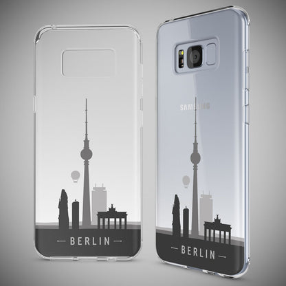 NALIA Handyhülle kompatibel mit Samsung Galaxy S8 Plus, Motiv Design Slim Silikon Case Cover, Crystal Schutzhülle Handy-Tasche Dünn, Muster Backcover Smart-Phone Hülle