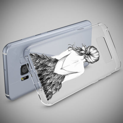 NALIA Handyhülle kompatibel mit Samsung Galaxy S8 Plus, Motiv Design Slim Silikon Case Cover, Crystal Schutzhülle Handy-Tasche Dünn, Muster Backcover Smart-Phone Hülle