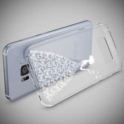 NALIA Handyhülle kompatibel mit Samsung Galaxy S8 Plus, Motiv Design Slim Silikon Case Cover, Crystal Schutzhülle Handy-Tasche Dünn, Muster Backcover Smart-Phone Hülle