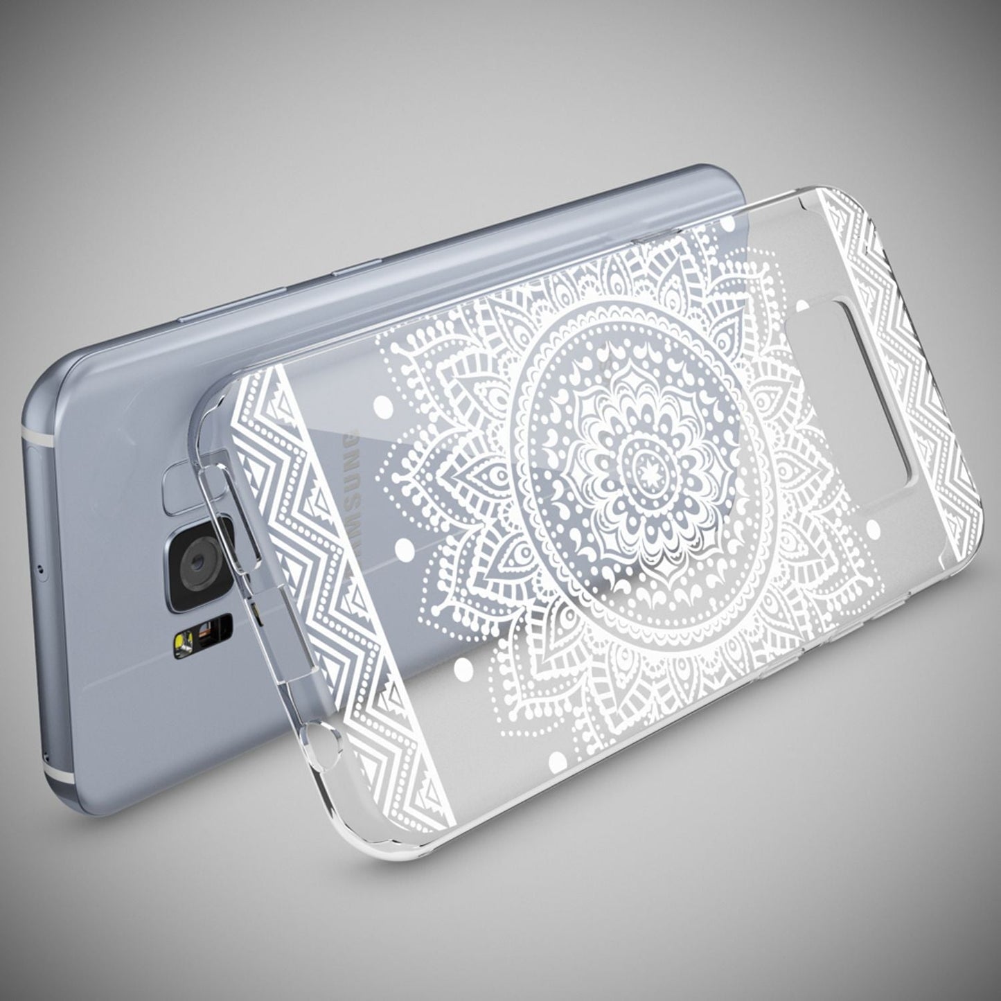 NALIA Handyhülle kompatibel mit Samsung Galaxy S8, Motiv Design Slim Silikon Case Cover, Crystal Schutzhülle Handy-Tasche Dünn, Muster Backcover Bumper Smart-Phone Hülle