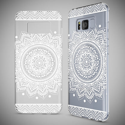 NALIA Handyhülle kompatibel mit Samsung Galaxy S8 Plus, Motiv Design Slim Silikon Case Cover, Crystal Schutzhülle Handy-Tasche Dünn, Muster Backcover Smart-Phone Hülle