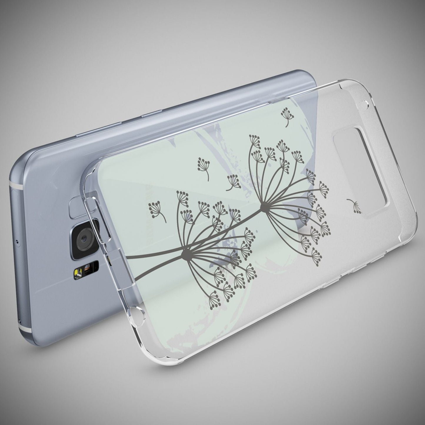 NALIA Handyhülle kompatibel mit Samsung Galaxy S8 Plus, Motiv Design Slim Silikon Case Cover, Crystal Schutzhülle Handy-Tasche Dünn, Muster Backcover Smart-Phone Hülle
