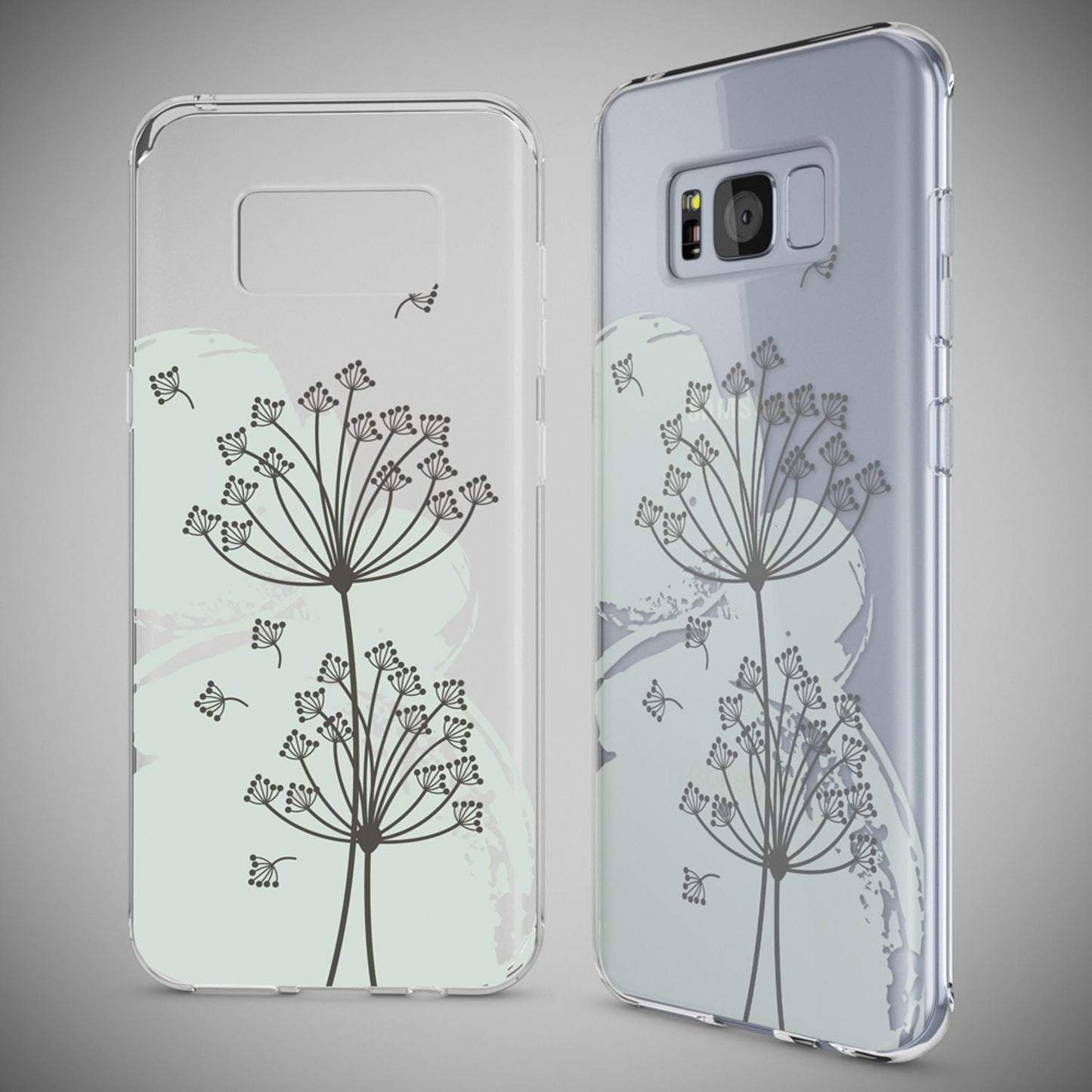 NALIA Handyhülle kompatibel mit Samsung Galaxy S8 Plus, Motiv Design Slim Silikon Case Cover, Crystal Schutzhülle Handy-Tasche Dünn, Muster Backcover Smart-Phone Hülle
