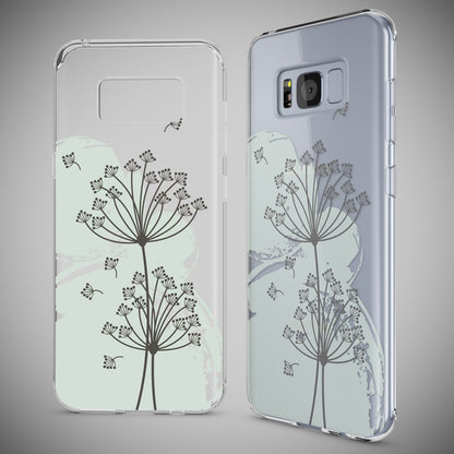NALIA Handyhülle kompatibel mit Samsung Galaxy S8, Motiv Design Slim Silikon Case Cover, Crystal Schutzhülle Handy-Tasche Dünn, Muster Backcover Bumper Smart-Phone Hülle