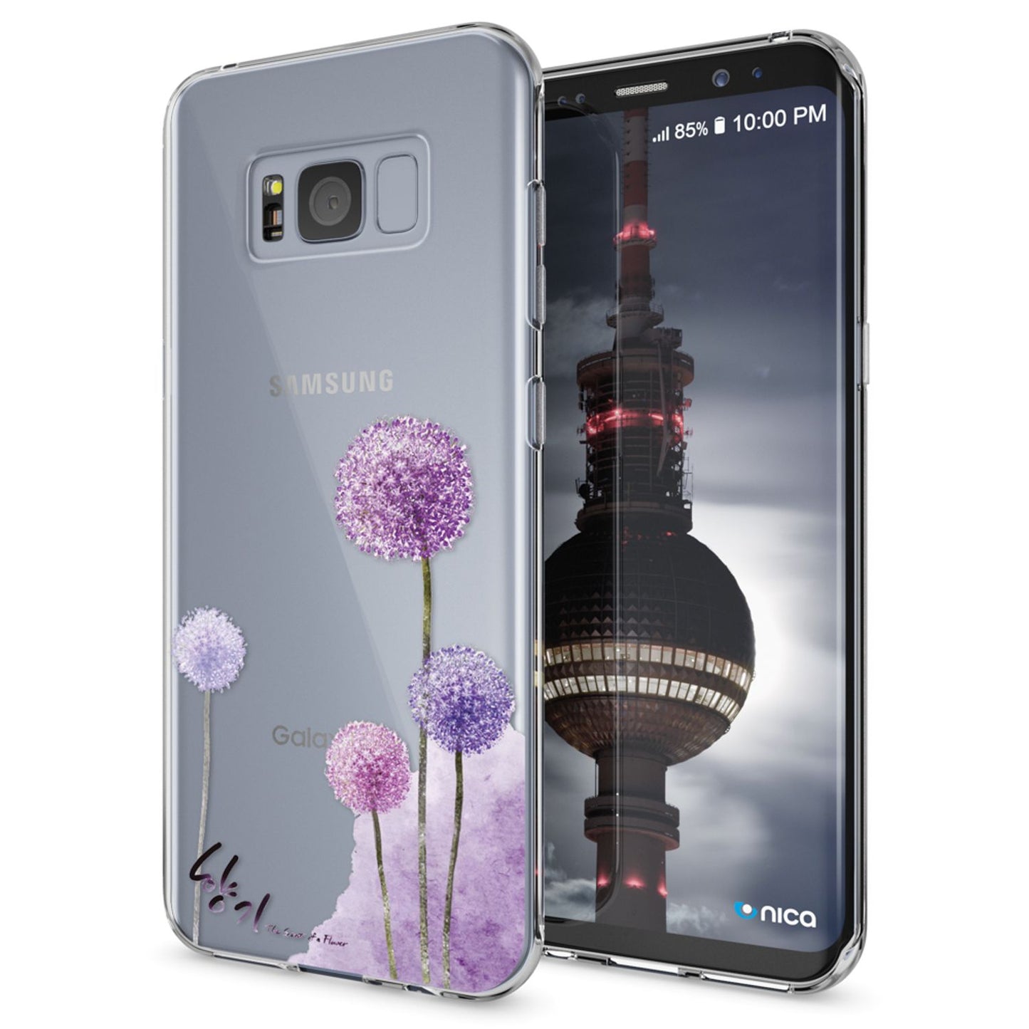 NALIA Handyhülle kompatibel mit Samsung Galaxy S8, Motiv Design Slim Silikon Case Cover, Crystal Schutzhülle Handy-Tasche Dünn, Muster Backcover Bumper Smart-Phone Hülle