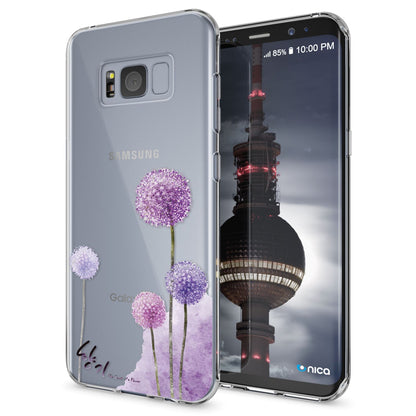 NALIA Handyhülle kompatibel mit Samsung Galaxy S8, Motiv Design Slim Silikon Case Cover, Crystal Schutzhülle Handy-Tasche Dünn, Muster Backcover Bumper Smart-Phone Hülle
