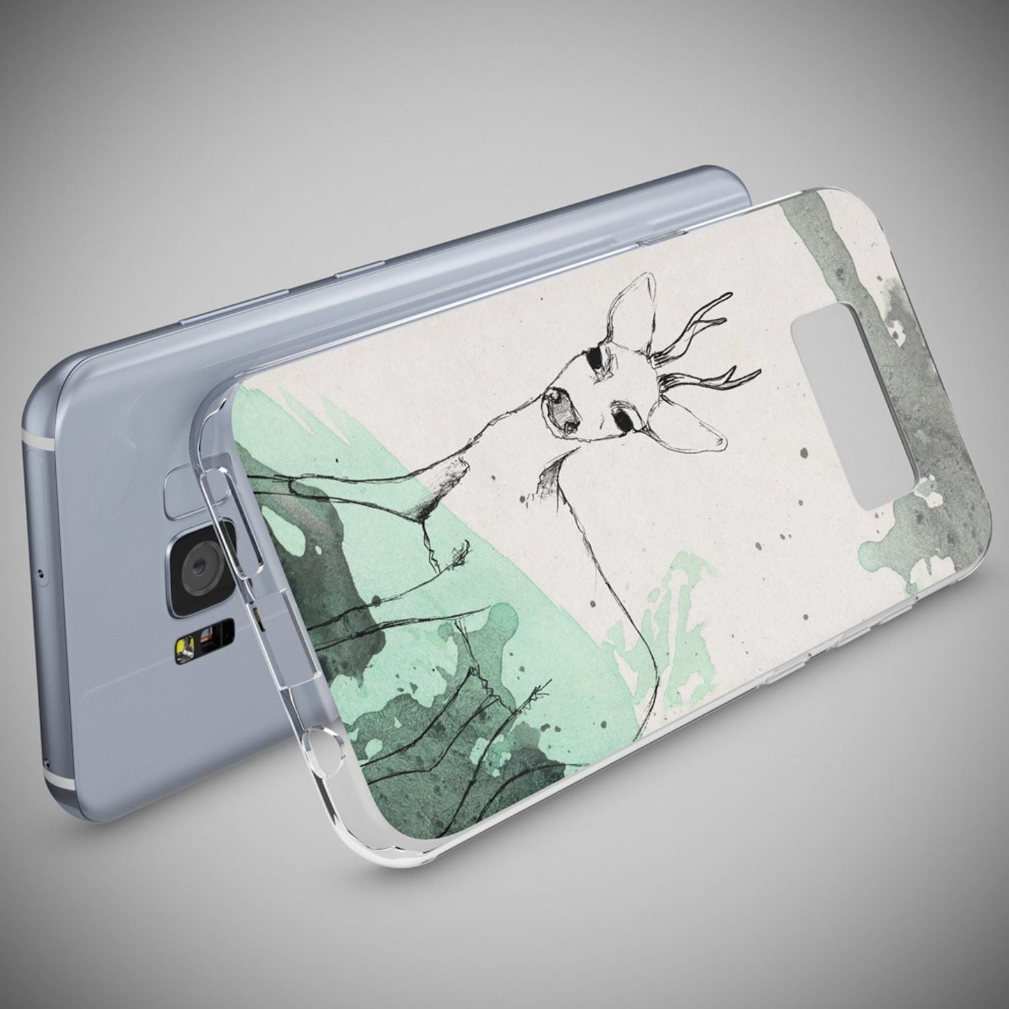 NALIA Handyhülle kompatibel mit Samsung Galaxy S8, Motiv Design Slim Silikon Case Cover, Crystal Schutzhülle Handy-Tasche Dünn, Muster Backcover Bumper Smart-Phone Hülle