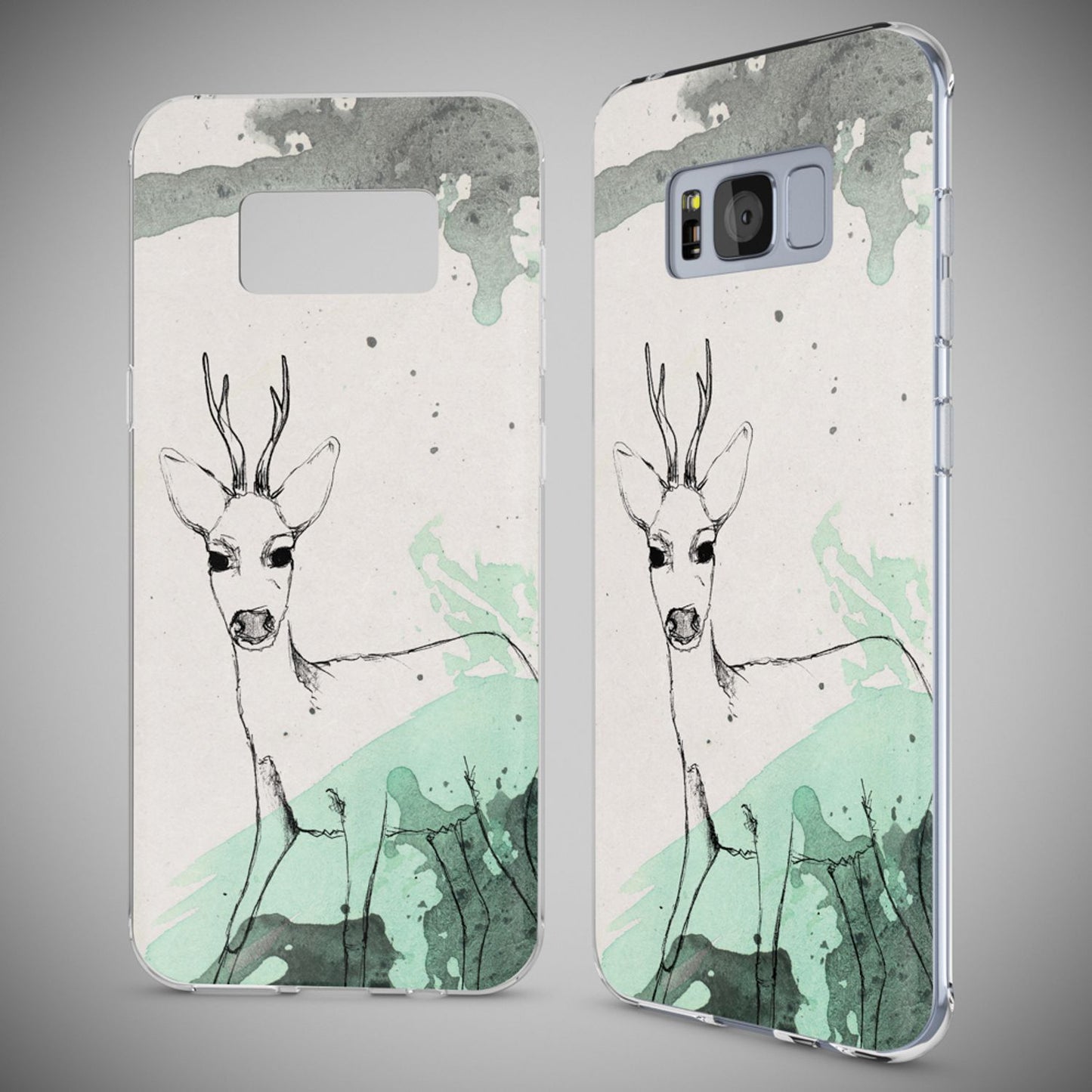 NALIA Handyhülle kompatibel mit Samsung Galaxy S8, Motiv Design Slim Silikon Case Cover, Crystal Schutzhülle Handy-Tasche Dünn, Muster Backcover Bumper Smart-Phone Hülle