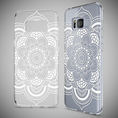 NALIA Handyhülle kompatibel mit Samsung Galaxy S8, Motiv Design Slim Silikon Case Cover, Crystal Schutzhülle Handy-Tasche Dünn, Muster Backcover Bumper Smart-Phone Hülle