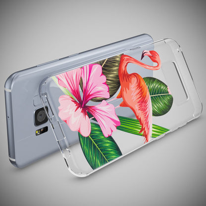 NALIA Handyhülle kompatibel mit Samsung Galaxy S8, Motiv Design Slim Silikon Case Cover, Crystal Schutzhülle Handy-Tasche Dünn, Muster Backcover Bumper Smart-Phone Hülle