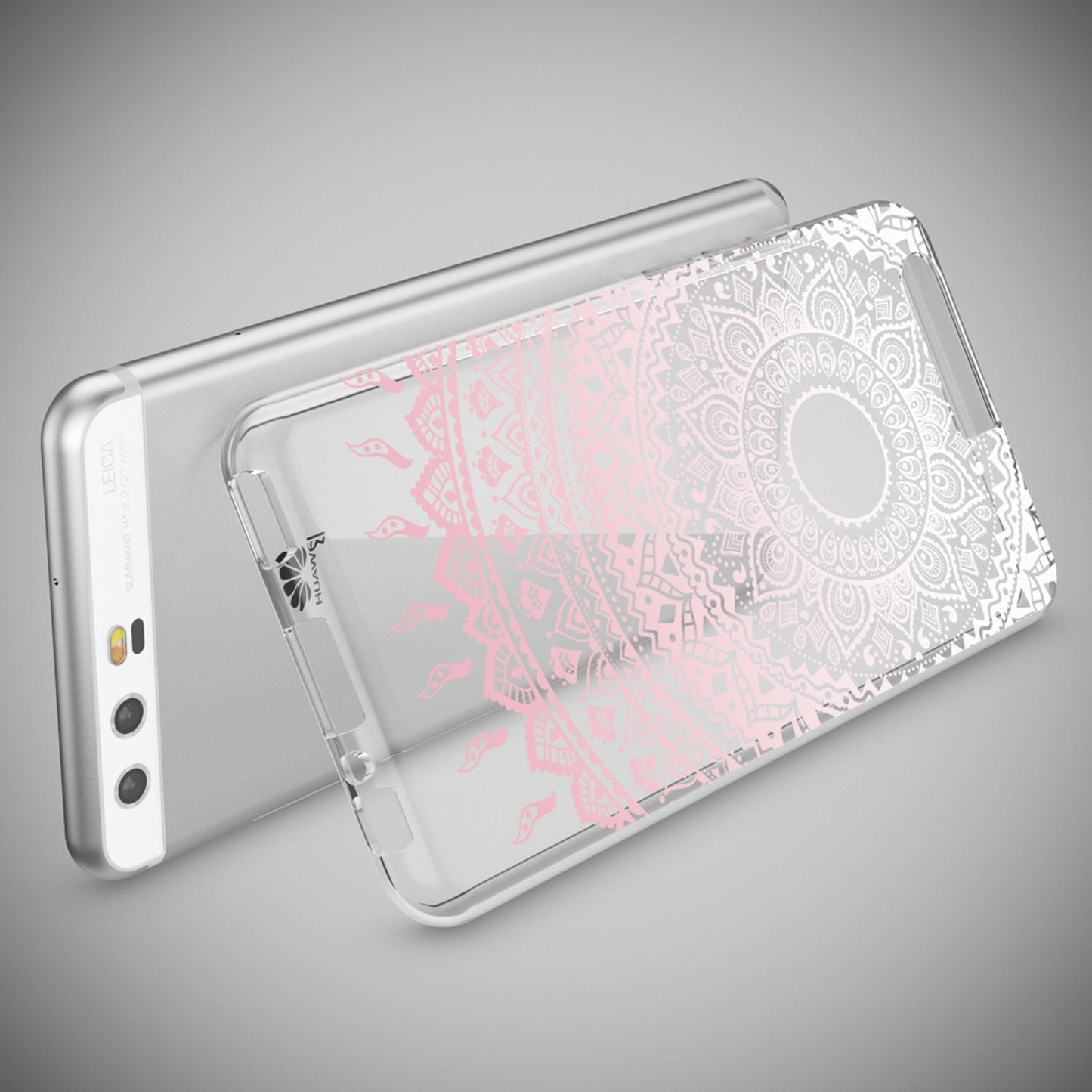 NALIA Handyhülle kompatibel mit Huawei P10, Motiv Design Slim Silikon Case Cover, Crystal Schutzhülle Handy-Tasche Dünn, Muster Etui Backcover Hülle Smart-Phone Bumper