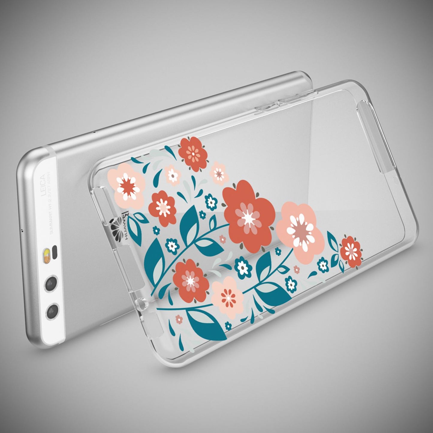 NALIA Handyhülle kompatibel mit Huawei P10, Motiv Design Slim Silikon Case Cover, Crystal Schutzhülle Handy-Tasche Dünn, Muster Etui Backcover Hülle Smart-Phone Bumper