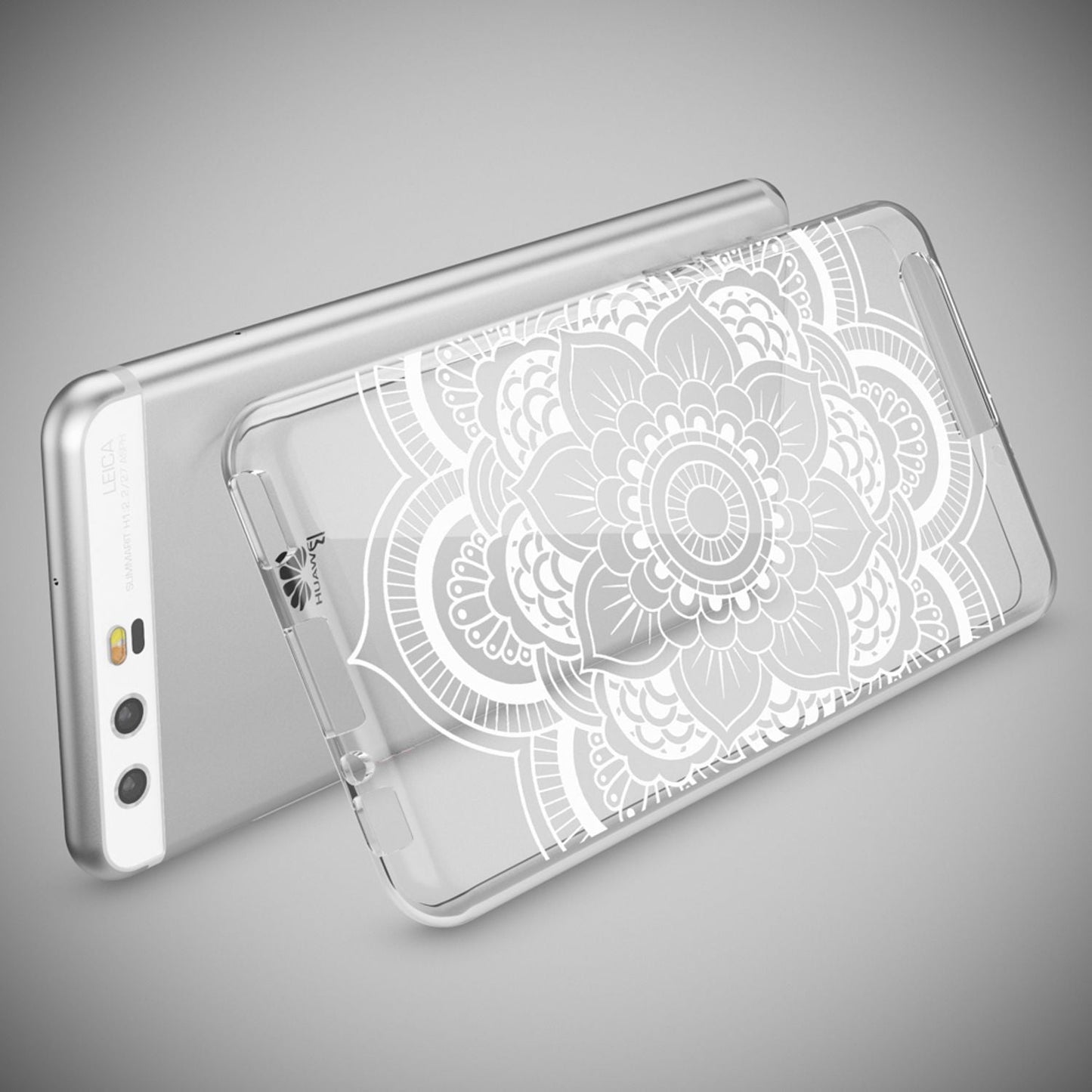 NALIA Handyhülle kompatibel mit Huawei P10, Motiv Design Slim Silikon Case Cover, Crystal Schutzhülle Handy-Tasche Dünn, Muster Etui Backcover Hülle Smart-Phone Bumper