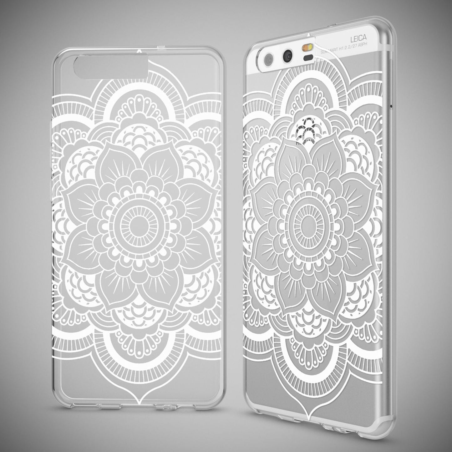 NALIA Handyhülle kompatibel mit Huawei P10, Motiv Design Slim Silikon Case Cover, Crystal Schutzhülle Handy-Tasche Dünn, Muster Etui Backcover Hülle Smart-Phone Bumper